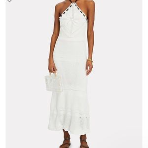 Alexis Ibada Crochet Halter Maxi Dress size XS